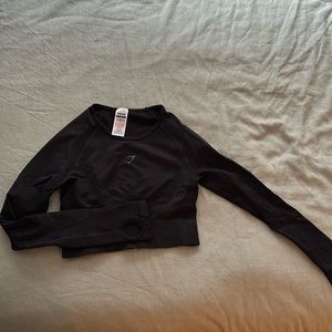 GYMSHARK CROPPED COMPRESSION LONG SLEEVE